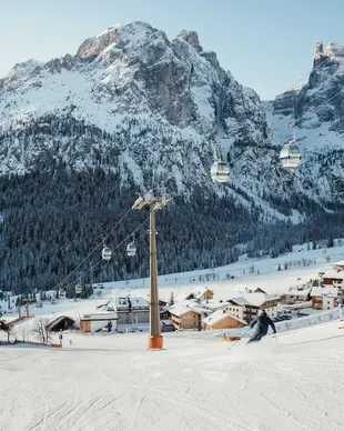 Sciare a Colfosco in Alta Badia