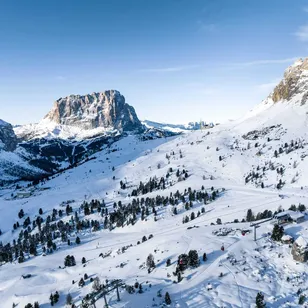 Piste da sci Passo Gardena Dolomiti Superski