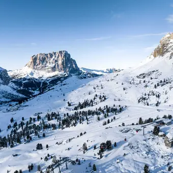 Piste da sci Passo Gardena Dolomiti Superski