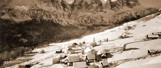 Foto storica colfosco dolomiti